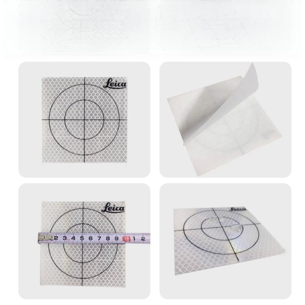 

Stiker Reflektif Sheet Surveyor Reica Target Sticker 8cm 10cm Survey Reflector
