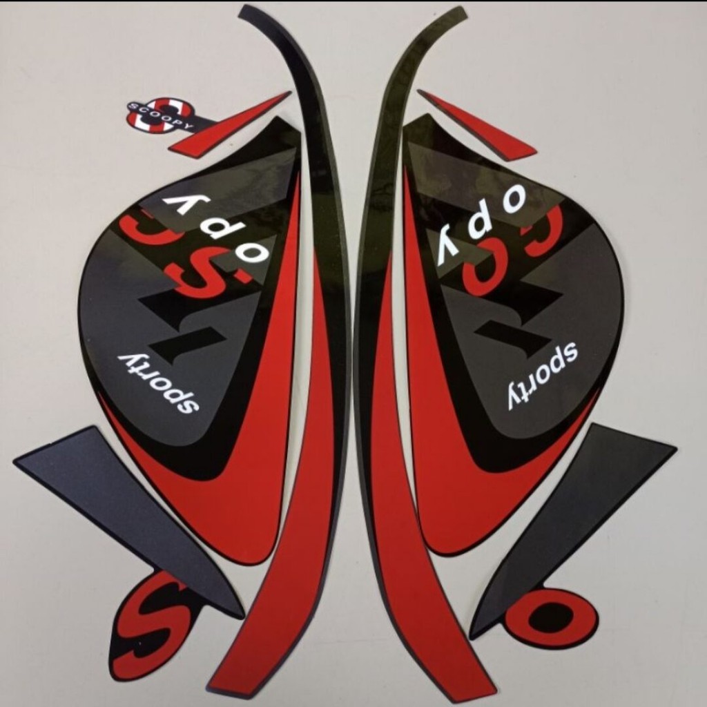 Striping Ori body Honda Scoopy sporty fi 2021 striping scoopy 2021