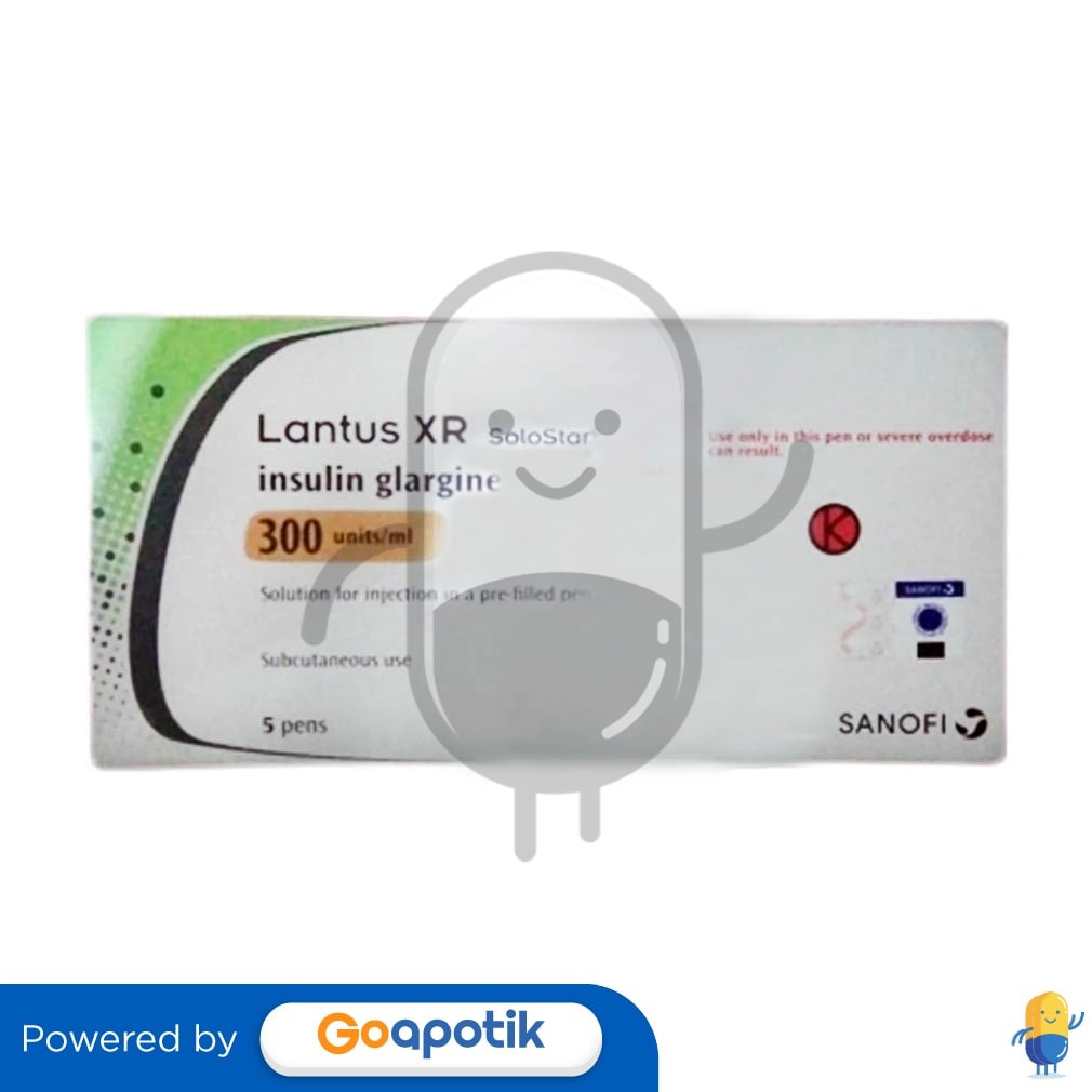 Lantus Xr Solostar 300 Iu/Ml Insulin 1.5 Ml Box 5 Pen
