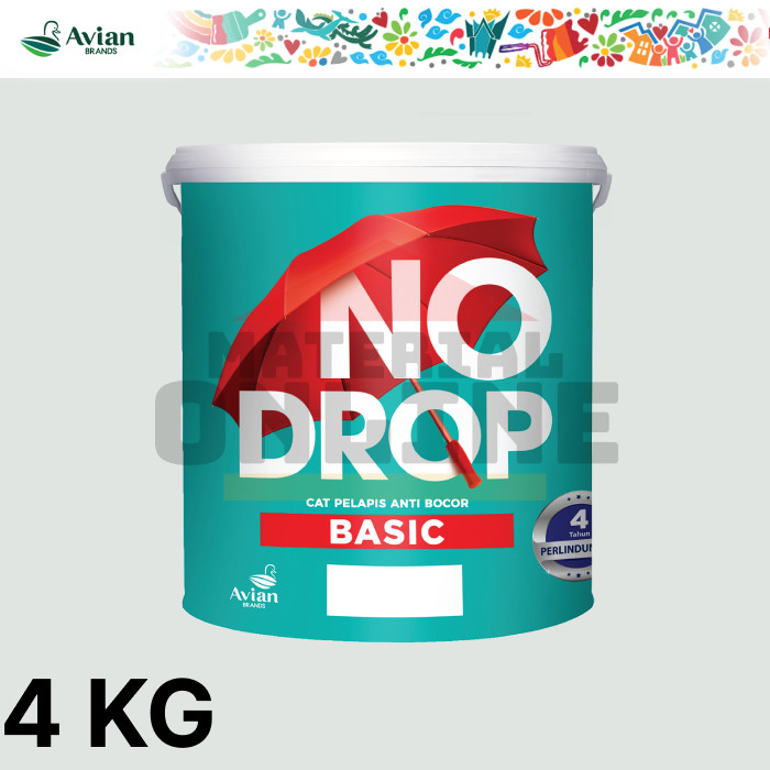 NO DROP BASIC 4 KG 4Kg Galon 5 KG 5kg Cat Pelapis Anti Bocor Waterproof NoDrop Murah EKONOMIS