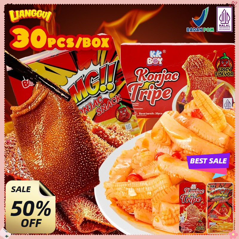 

[Pengiriman 24 jam] LIANGGUI HALAL 30x10g Lianggui Spicy Strips Cemilan Pedas HALAL Viral Cemilan Kantor & Arisan Spicy Strips Cemilan Pedas Dan Manis