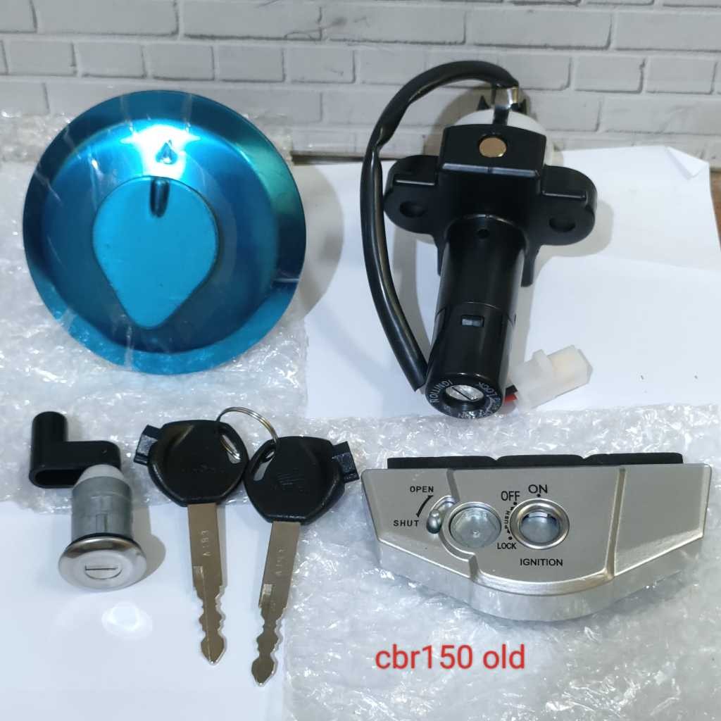 Kunci Kontak Assy Set CB150 OLD CBR 150 CB 150R Plus Tutup Tangki Kunci Jok Belakang Grade A ORI Sup