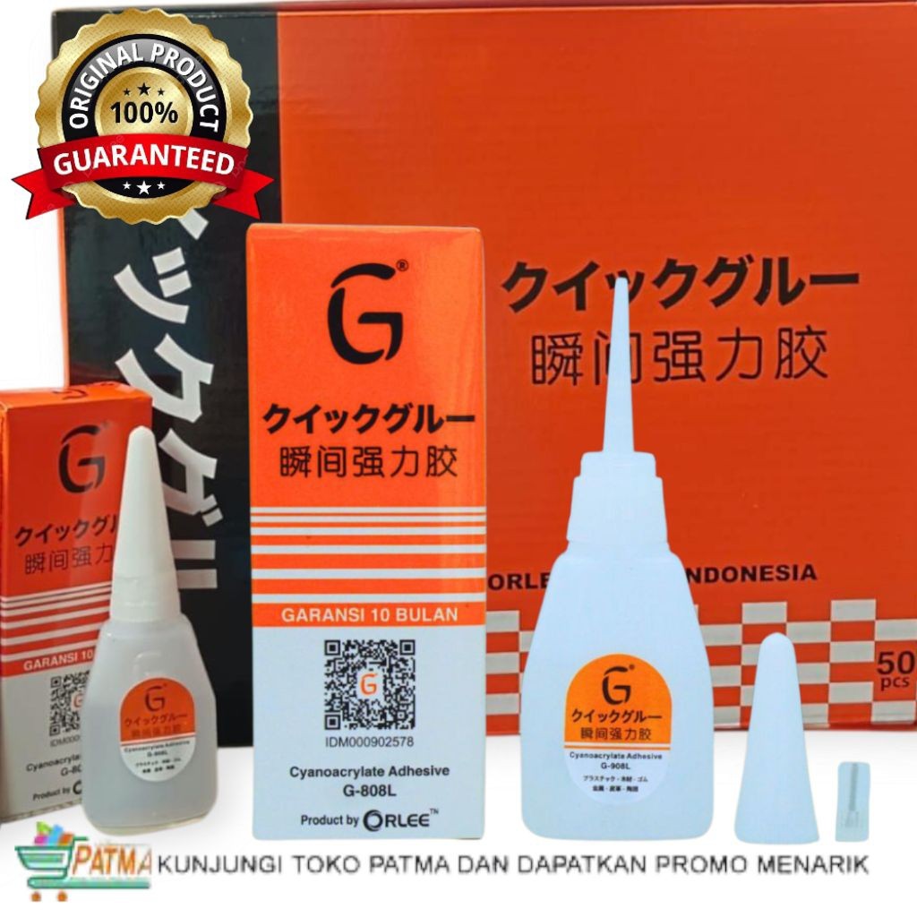 

Harga Promo 5pcs LEM G LEM KOREA LEM G BARCODE LEM SUPER ORLEE 808/1PAK(50PCS)