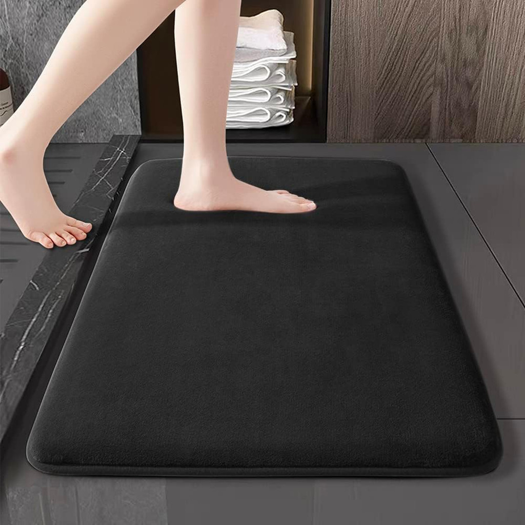 Absorbent Floor Mat Non Slip Bath Mat Anti Slip Coral Velvet Bathroom Floor Mat Door Mat Home Decora