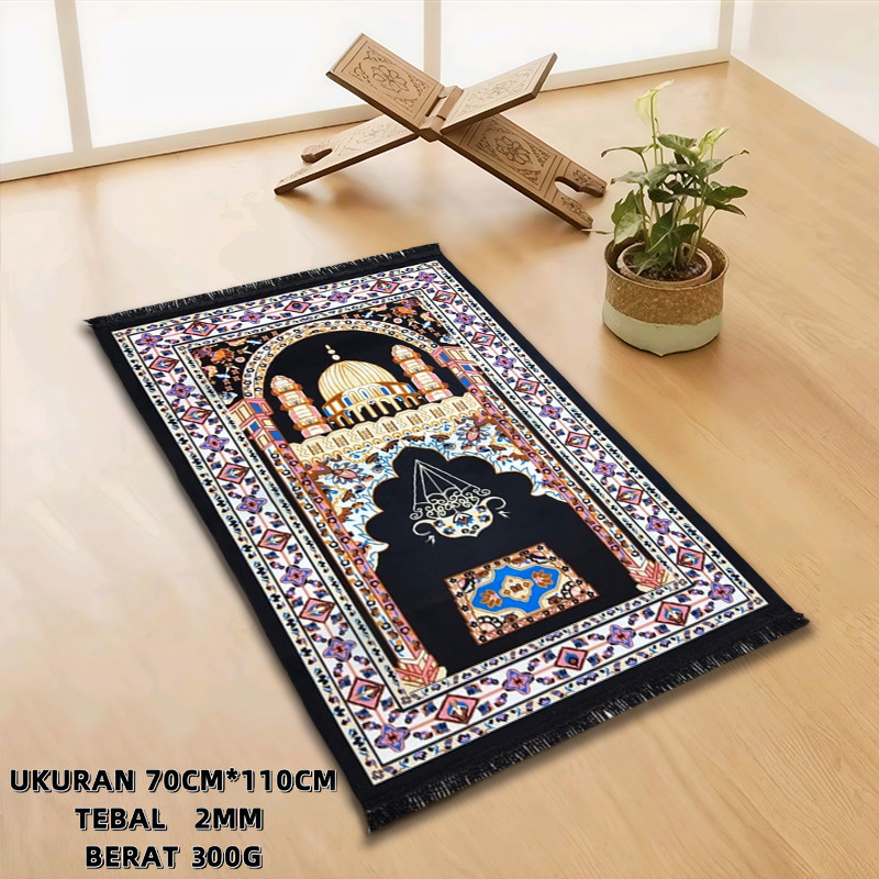 Sajadah Berkualitas Ready Stock Motif Lebaran Rekomended Tebal Best Seller Premium Sholat Elegan Awe