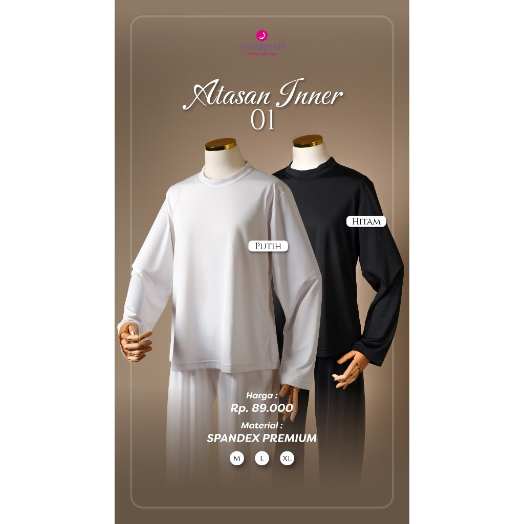Baju Muslim-Atasan inner 01 - Rauna Pride