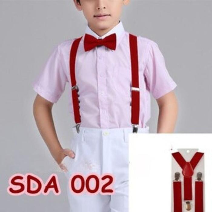 Aksesoris Baju Anak Suspender Anak Korean Style Tali Jojon Adjustable SDA 002