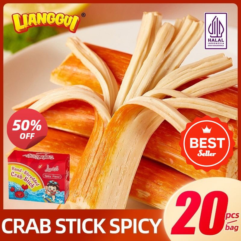 

[Jaminan kualitas] LIANGGUI HALAL | CRAB STICK BARBECUE FLAVOR | CRAB STICK SPICY FLAVOR | CRAB STICK ANEKA RASA Enak Paling banyak dibeli