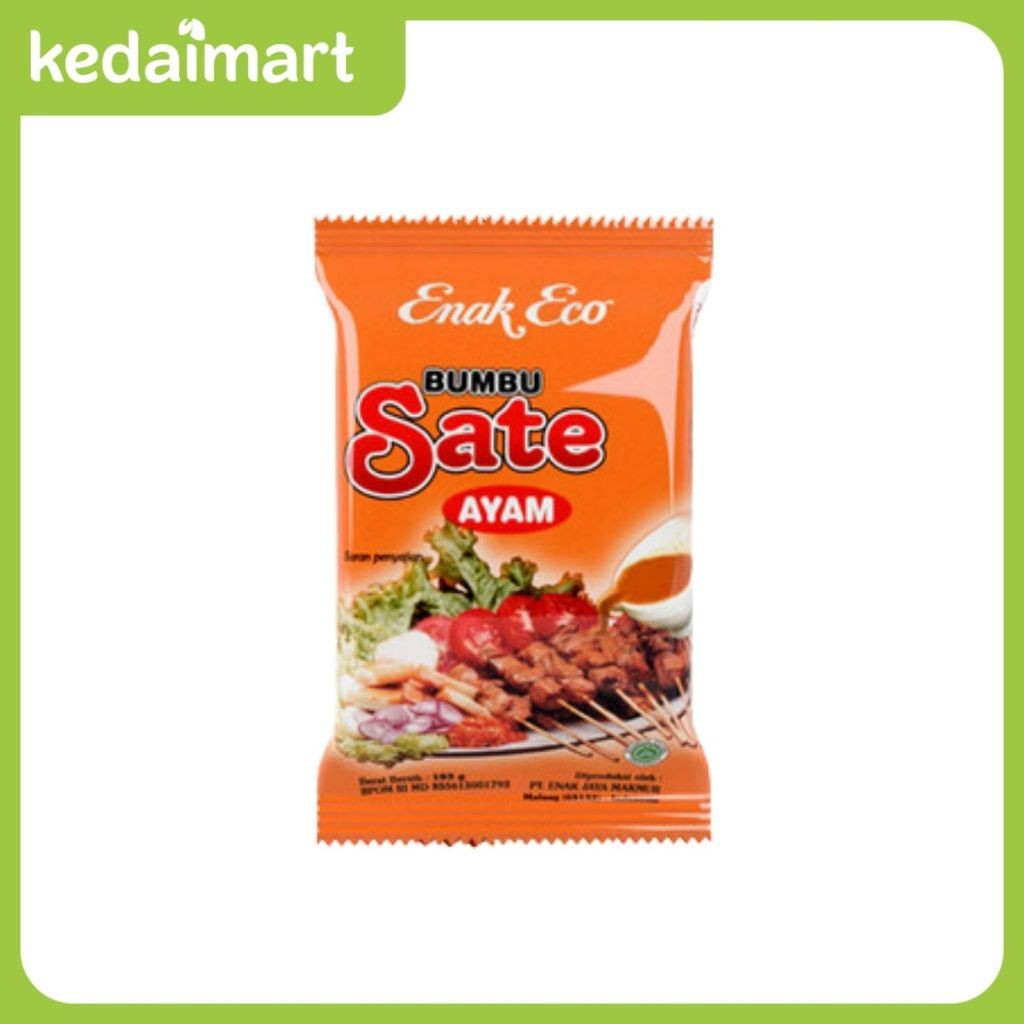 

Enak Eco Bumbu Sate Ayam 200 / 185 Gram