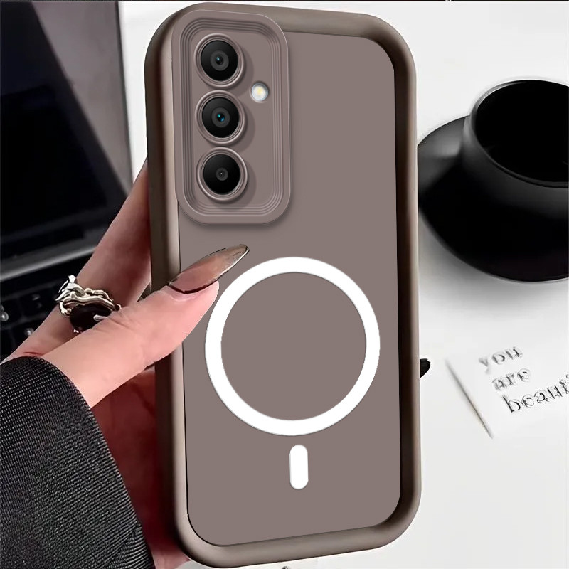 For Samsung Galaxy Jump3 M44 M14 F14 Phone Case for Samsung M12 F12 M40S Case With Magnetic Wireless