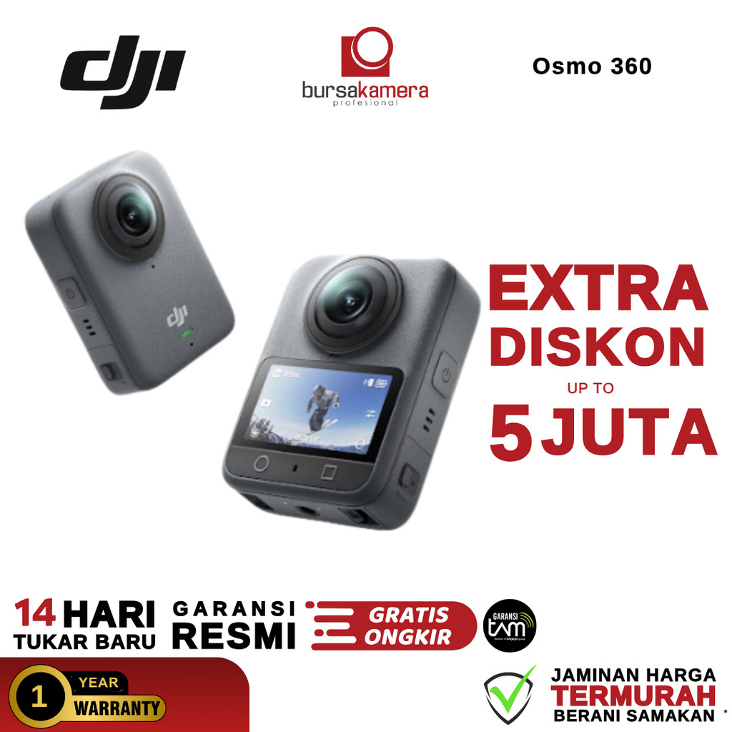 DJI Osmo 360 Creator Combo 8K 360 Action Camera Standard Osmo 360 Standard Combo Action Cam GARANSI 