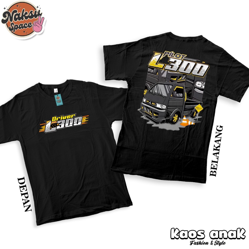 KAOS ANAK PILOT L300 BAJU ANAK MOBIL PICKUP DRIVER L300 TRUK CANTER MANIA