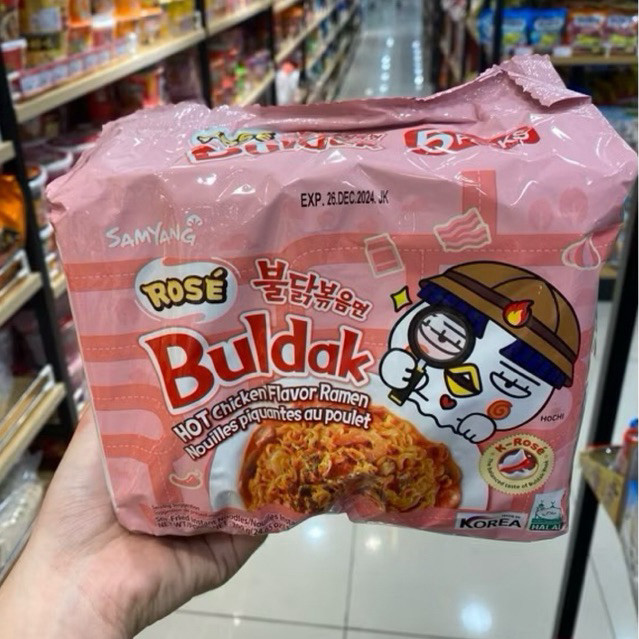 

samyang jjajang korean black bean sauce / buldak cheese / lovely hot / rose buldak / ramen kimchi isi 5 packs 700gr