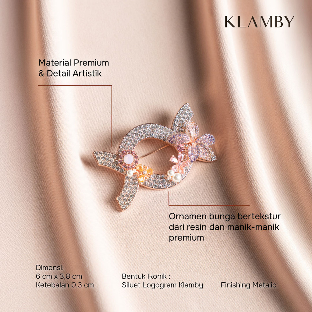 Klamby - Clara Brooch
