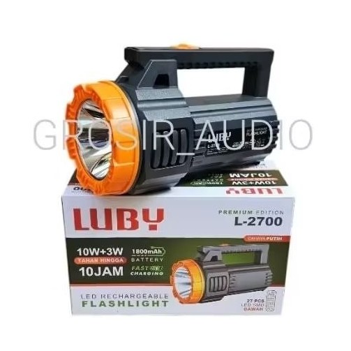 SENTER LUBY BESAR LED L2700 10W ,SENTER CAS LUBY L 2700 ,LUBY 2700 ,LUBY 10W ORIGINAL