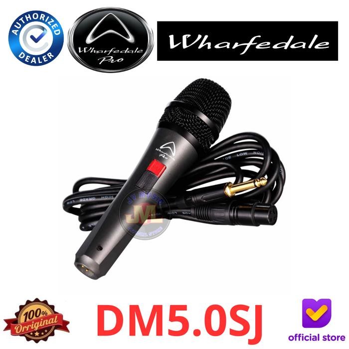 Wharfedale DM5.0PRO DM5.0SJ DM Series Dynamic Microphone Kabel Wharfedale DM-5.0 Pro DM-5.0SJ - DM5.