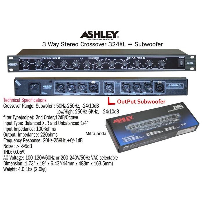 Crossover ashley 234XL SUB