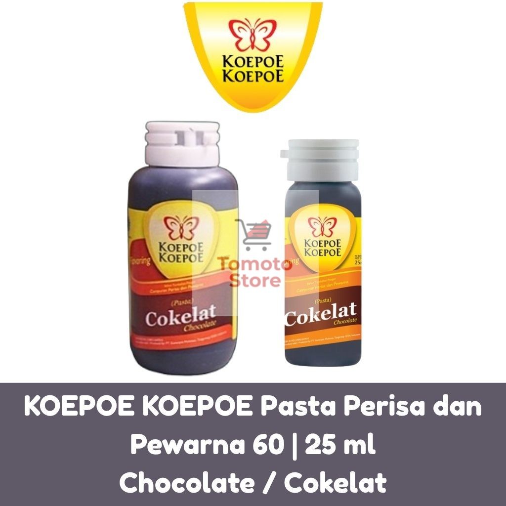 

✨ TOMOTOSTORE ✨ KOEPOE KOEPOE Pasta Perisa dan Warna Chocolate / Cokelat