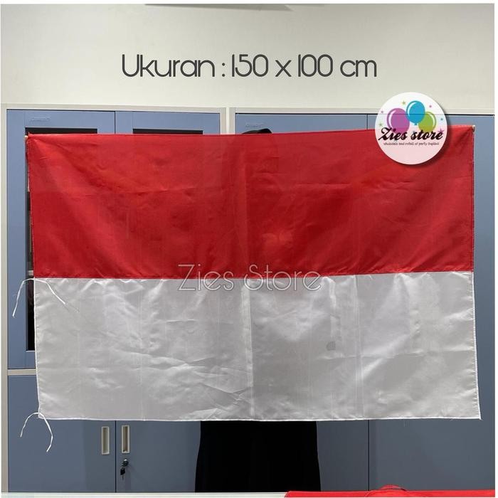 Bendera Merah Putih / Bendera Indonesia / Bendera Kain Merah Putih - Uk 180x120cm
