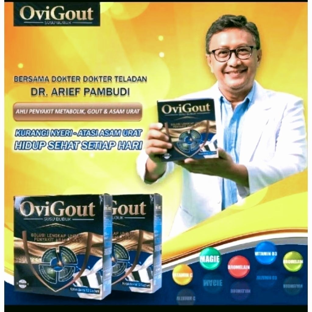 

Promo 1box susu OviGout Herbal Original Bpom