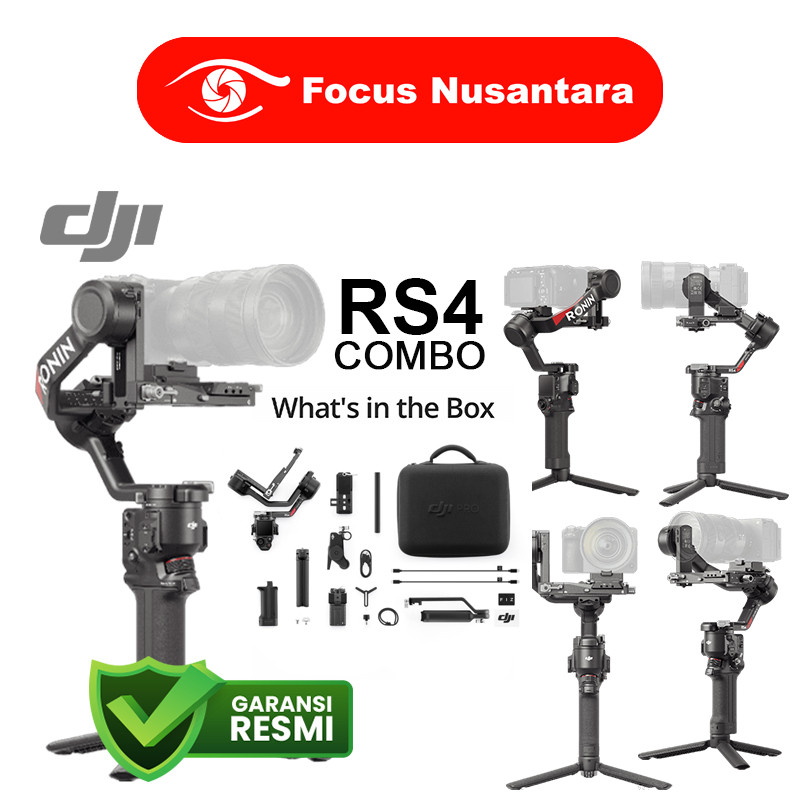 DJI RS 4 Gimbal Stabilizer Combo / DJI RS4 Gimbal Stabilizer / Stabilizer Kamera GARANSI RESMI