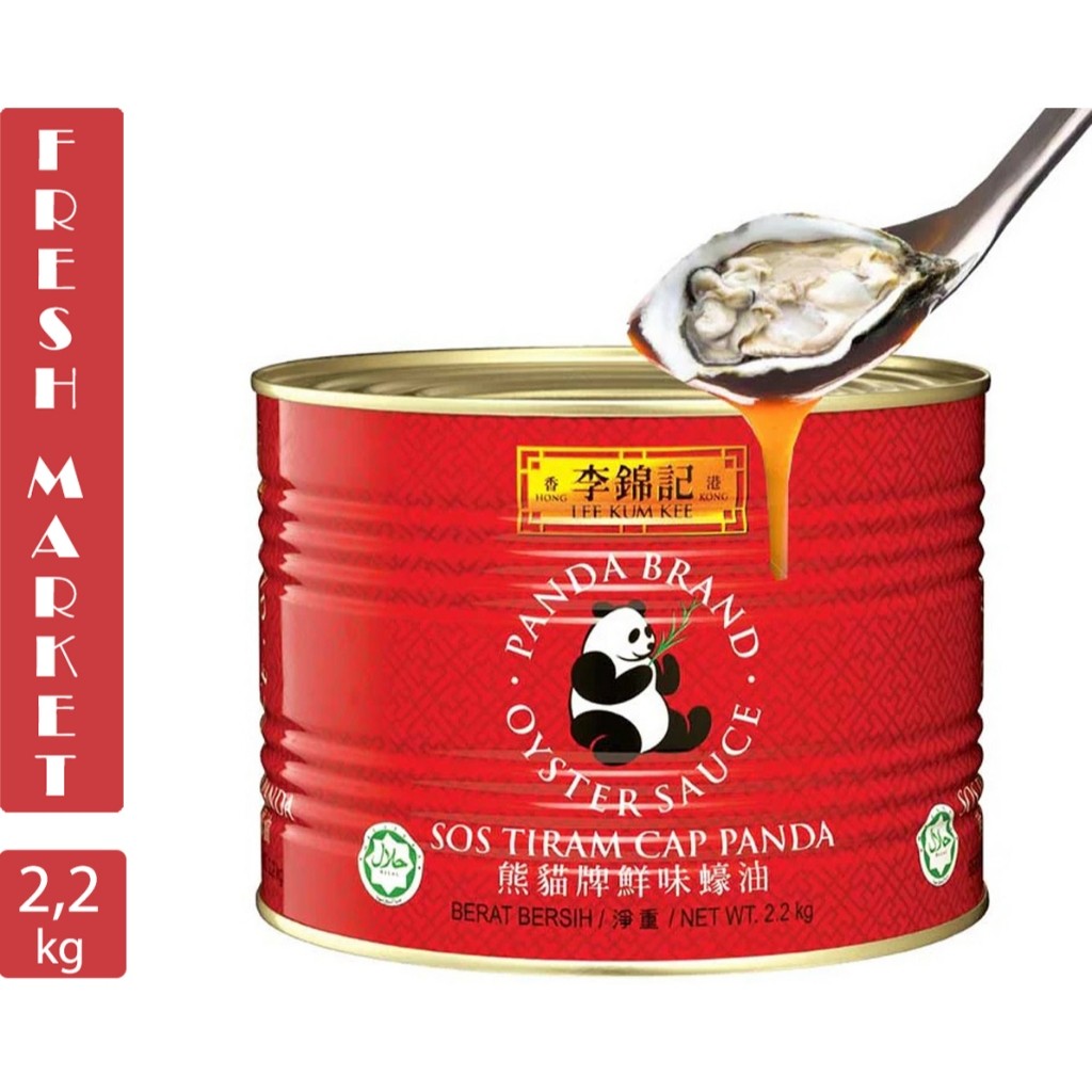 

Saus tiram cap panda 2,2kg / oyster sauce / LEE KUM KEE 2,2kg KALENG