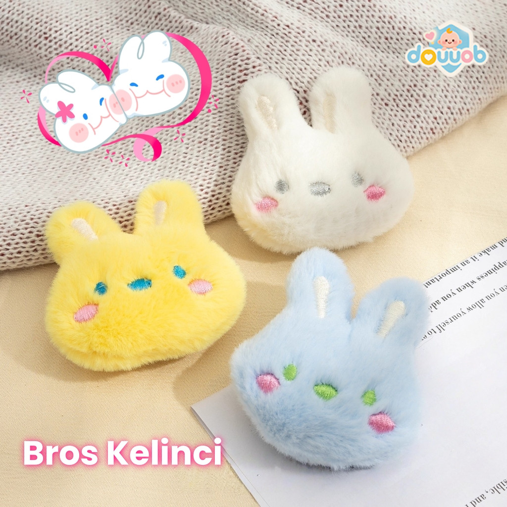 Bros Kelinci/Pin Tas Lucu/Aksesoris Lucu/Pin Lucu/Bros Tas/Bros Tas Lucu/Bag Pins/Pin/Bros