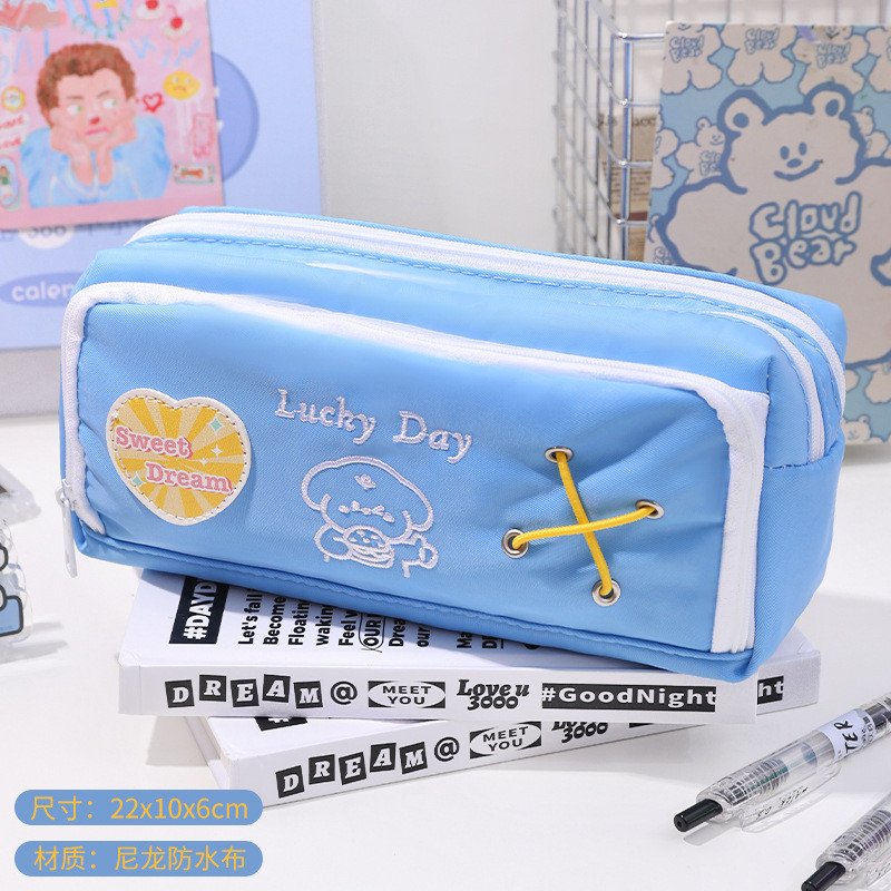 

Tempat Pensil Multifungsi / Tas Kosmetik / Kotak pensil Multifungsi Waterproof/ Pencil Case Alat Tulis Desain Karakter 3D Lucu