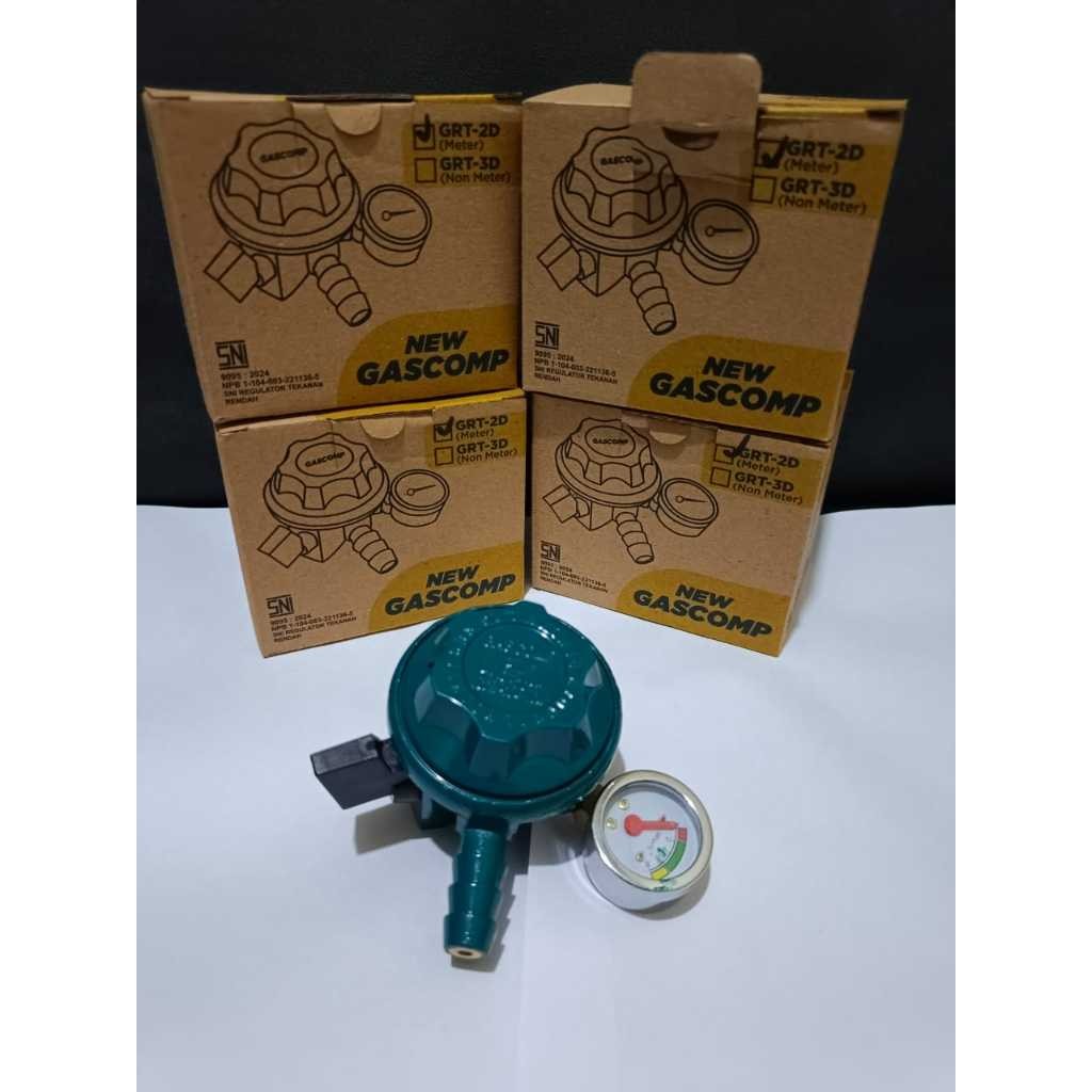 regulator kompor gas gascomp GRT 2D - regulator kompor gascomp GRT 2D - Regulator mungil handal gasc