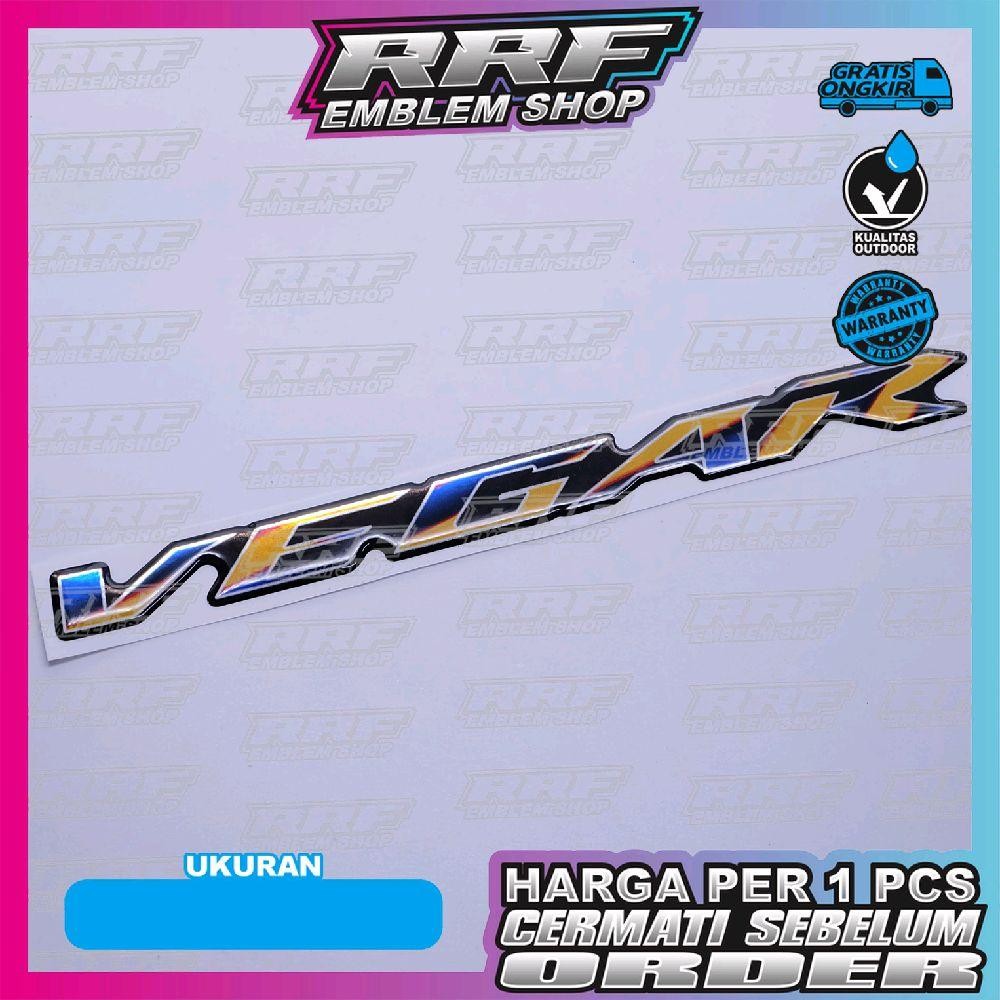 emblem timbul yamaha VEGA R / emblem titanium yamaha VEGA R / VEGA NEW