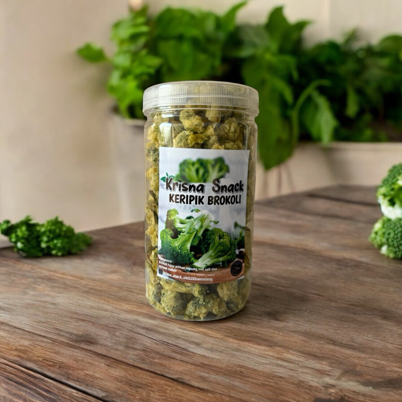

KERIPIK BROKOLI CRISPY PREMIUM (BROKOLI HIJAU) TOPLES BESAR SILINDER 1000ML(1 LITER)