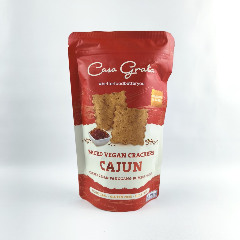 

Casa Grata Baked Vegan Crackers Cajun 70Gr