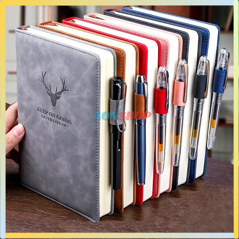 

[as] Buku catatan, Notebook A5 Buku Diary Aesthetic Buku Catatan Buku Notes Kecil Notebook Tali 100 Lembar