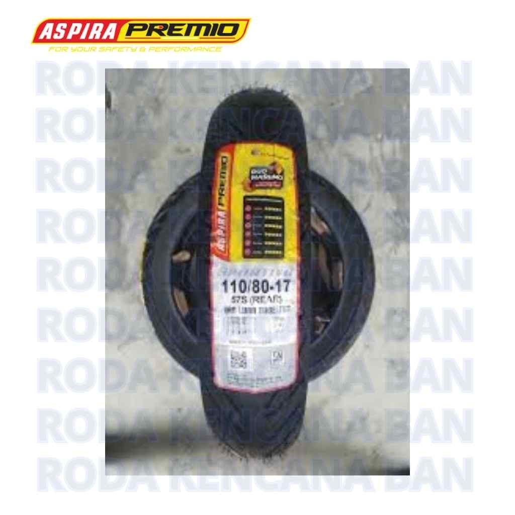 Aspira Sportivo TL size 110/80 R17 Ban Belakang Vixion, CB150R, GSX