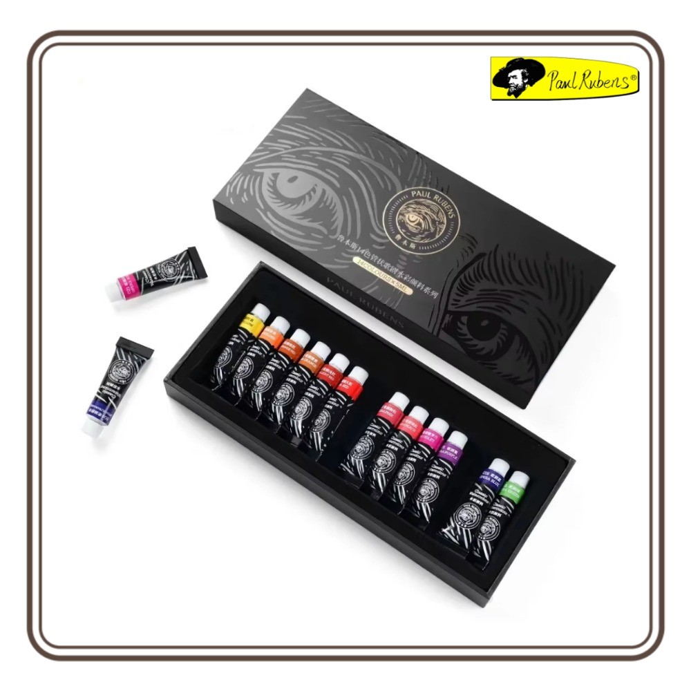 

Paul Rubens Professional Watercolors Paint 14 Colors X 5ml Tube High Color Non-toxic Watercolor Set Art and Drawing Supplies