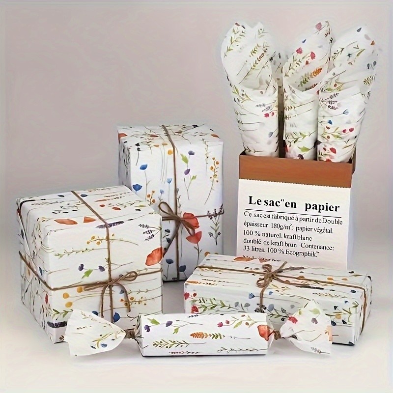 

50*35cm Colorful Lavender Wrapping Paper Art Paper Party Birthday Wedding Decoration, Bouquet Supplies, Gift Wrapping Paper