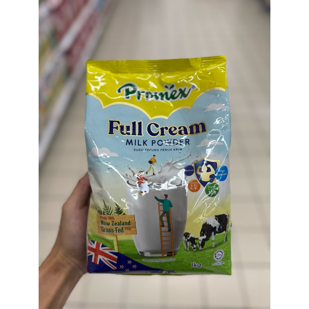 

Promex susu fullcream milk powder 1kg / 500g