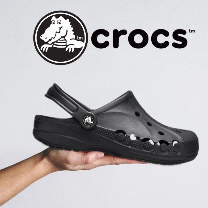 [COD] ORIGINAL CROCS UNISEX CLASSIC Baya Clog - Hitam