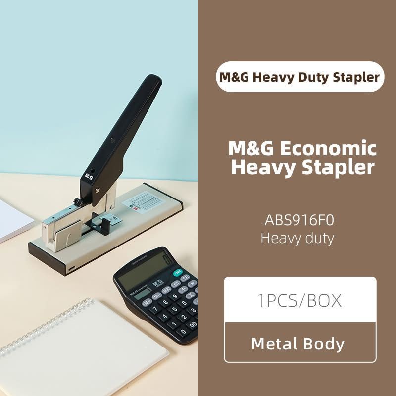 

M&G Economic Heavy Duty Metal Body Stapler 200 Sheets ABS916F0 (MGS-304)