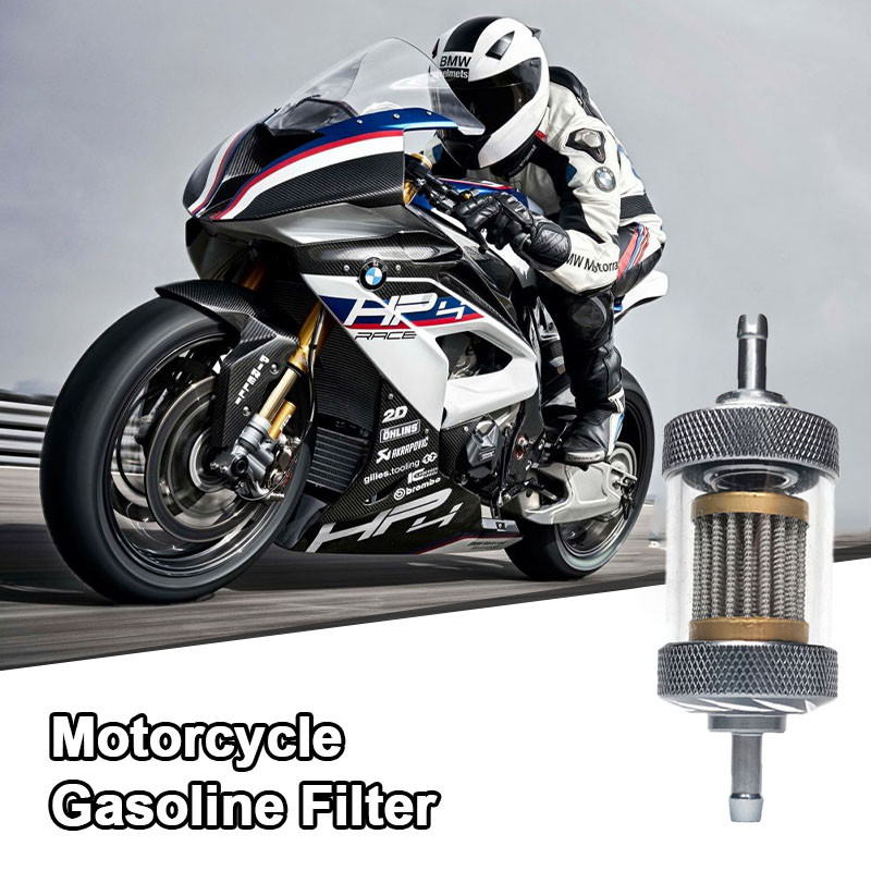 PARKHOR Filter Bensin Transparan CNC titanium/Filter bensin traansparan/Filter Bensin Motor Karburat