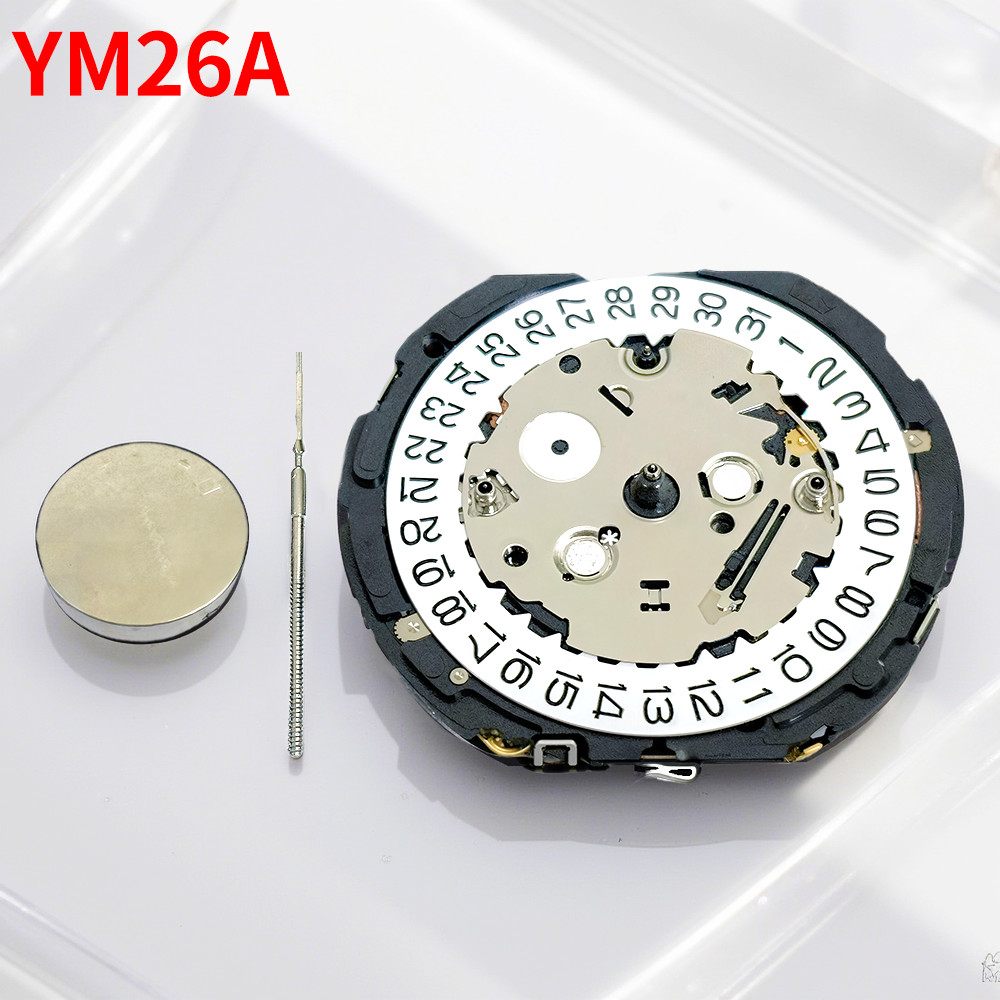 Japan Tianma Du Movement YM26 Quartz Movement New  al YM82A Watch Movement