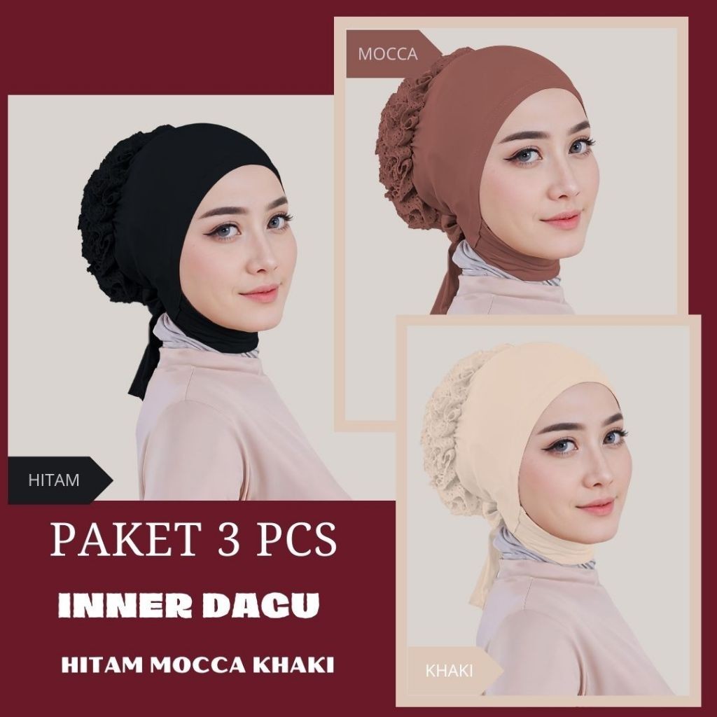 | Dalaman Turki Jilbab Kerudung ciput  sanggul Ciput Cepol