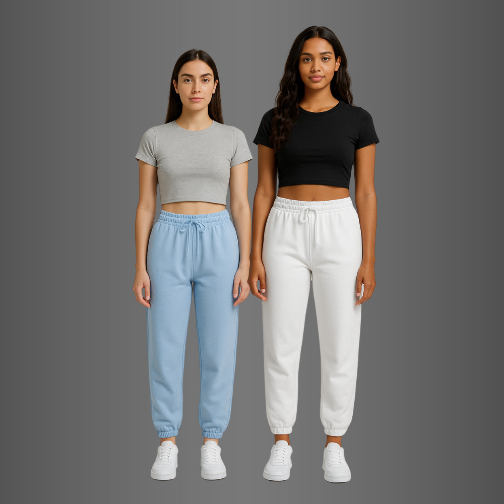 Celana Jogger Sweatpants Unisex Casual Wanita Pria Premium Jogger Polos Korea Panjang Remaja Dewasa