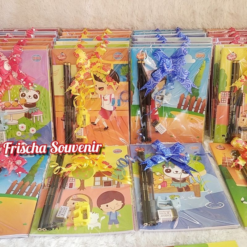 

Paket Hemat FS028 / Alat Tulis Set / Bingkisan Ulang Tahun / Souvenir Ultah / Hadiah Lomba