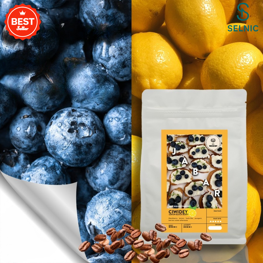 

TERPERCAYA KOPI ARABIKA CIWIDEY LEMON BLACK BERRY ROASTED BEAN CIWIDEY - 250 GRAM