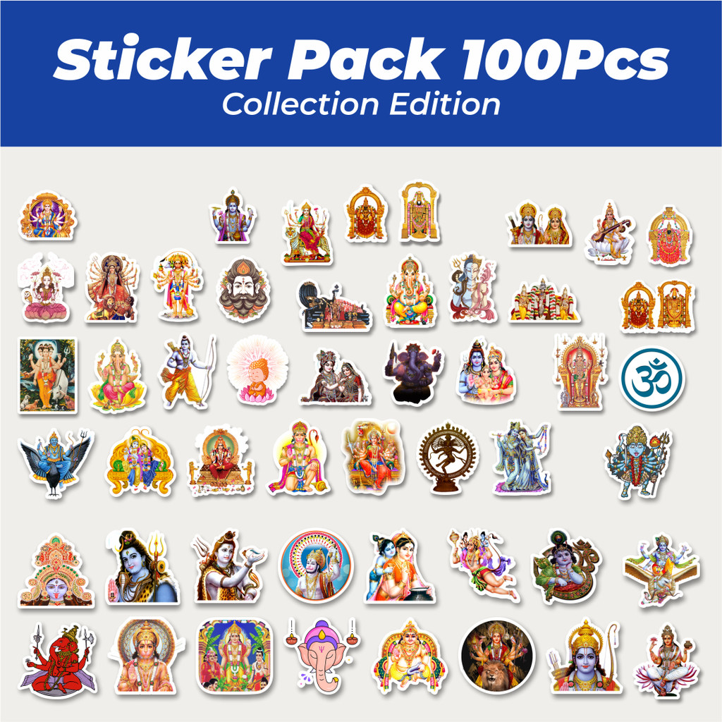 

Hot Stiker Hinduism God Mix 1 Lucu Anti Air Stikers Berperekat Waterproof Sticker Decal Buat Motor Helm Buku Journal Koper Casing HP Laptop Botol Minum