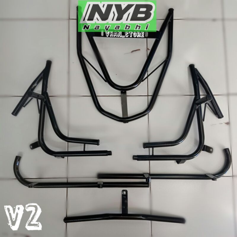 Tubular honda beat street / beat tahun 2017 2018 2019 + dudukan lampu