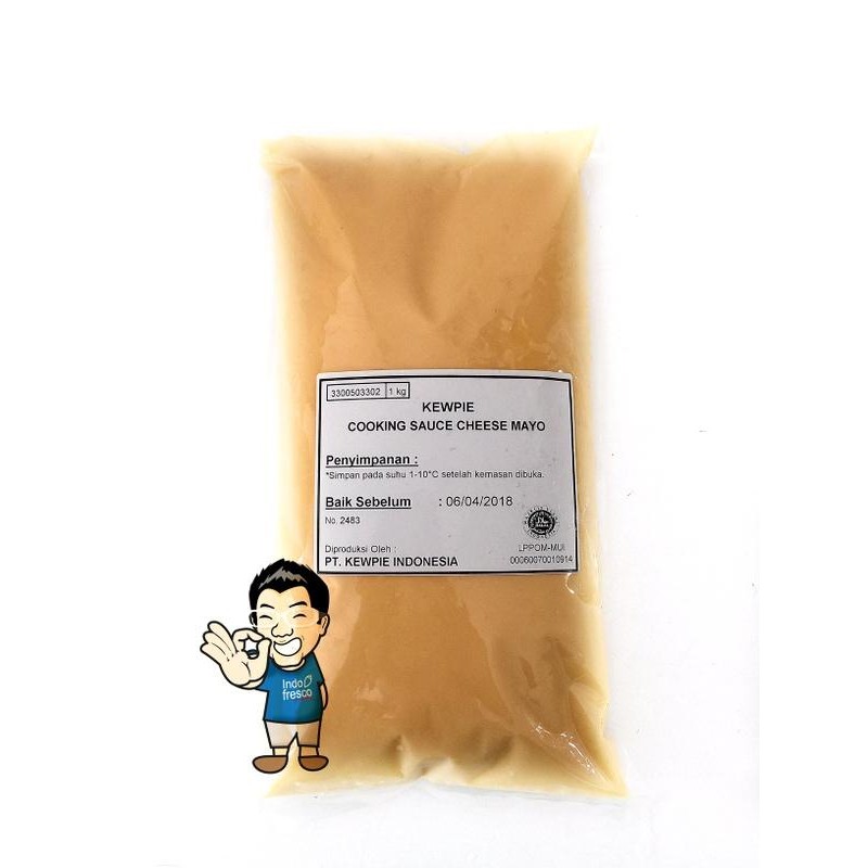 

Promo Kewpie Cooking Sauce Cheese Mayo 1Kg- Saus Keju Mayo