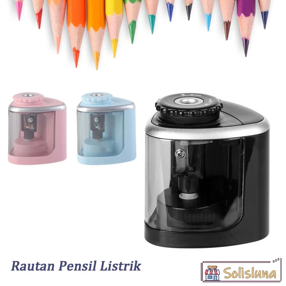 

Rautan Pensil Elektrik Pencil Sharpener Serutan Electric Pencil Model Baterai Rautan Pensil Portabel Alat Tulis Siswa Kreatif Yang Hem/Rautan Pensil Putar Rautan Pensil Elektrik Model Baterai Rautan Pensil Portabel