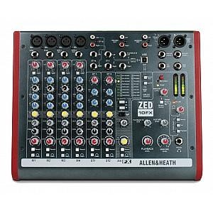Allen & Heath ZED 10FX 10 Channel USB Mixer with Effects BMJ - G